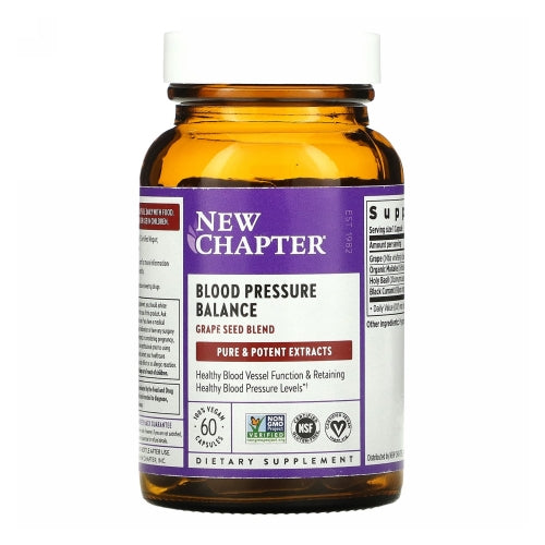 New Chapter, Blood Pressure Balance Grape Seed Blend, 30 Vegetarian Tabs