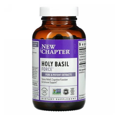 New Chapter, Holy Basil Force, 120 Veg Caps