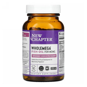 New Chapter, Wholemega For Moms, 500 mg, 90 Softgels