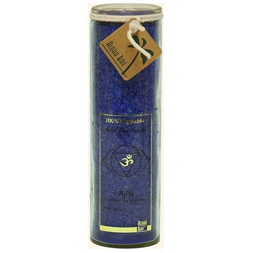 Aloha Bay, Candle Chakra Energy Jar Abundance Indigo, 11 Oz