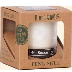 Aloha Bay, Feng Shui Candle Jar, Metal Success 2.5 oz