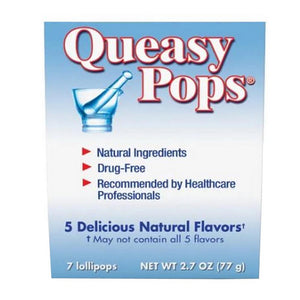 Three Lollies, Queasy Pops 7 Delicious Natural Flavors, 7 Count