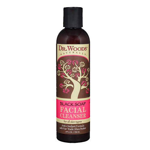 Dr.Woods Products, Naturally Facial Cleanser Black Soap, 8 Oz