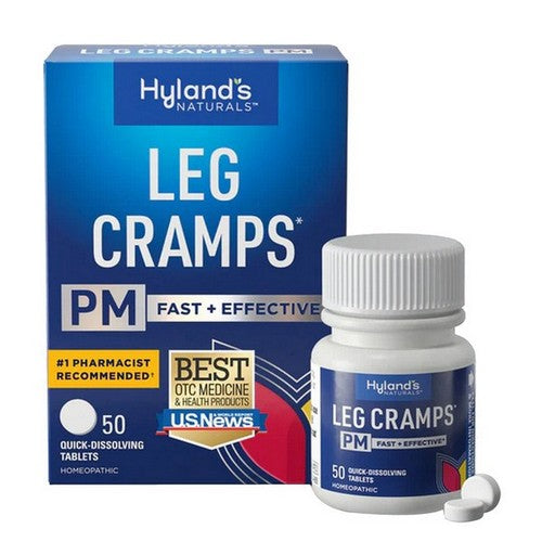 Hylands, Naturals Leg Cramps Pm Quick-Dissolving, 194 Mg, 50 Tabs