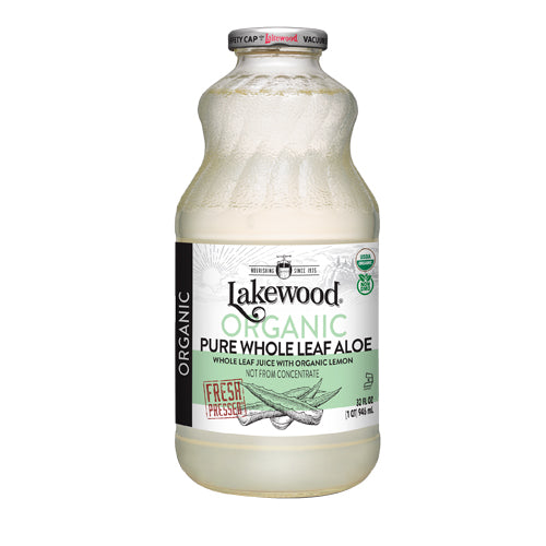 Lakewood Organic, Organic Whole Leaf Aloe Lemon, 32 Oz