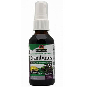 Nature's Answer, Sambucus Black Elderberry Extract Spray Alcohol-Free, 523 Mg, 2 Oz