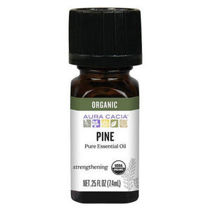 Aura Cacia, Organic Pine Essential Oil, 0.25 Oz