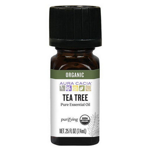 Aura Cacia, Organic Pure Aromatherapy Oil Tea Tree, 0.25 Oz