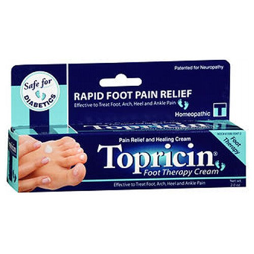 Topricin, Foot Pain Relief Cream, 2 Oz