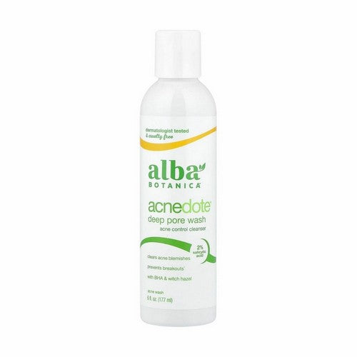 Alba Botanica, Acnedote Deep Pore Wash, 6 Oz