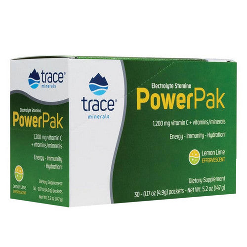 Trace Minerals, Electrolyte Stamina Power Pak Lemon Lime, 30 Packets