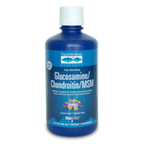 Trace Minerals, Glucosamine/Chondroitin/MSM, 16 oz