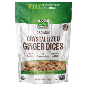 Now Foods, Ginger Dices Crystallized, 1 lb