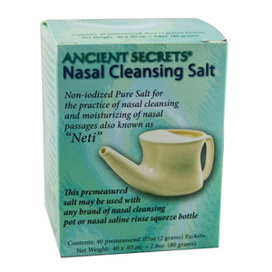 Ancient Secrets, Nasal Cleansing Salt, 40 Packets