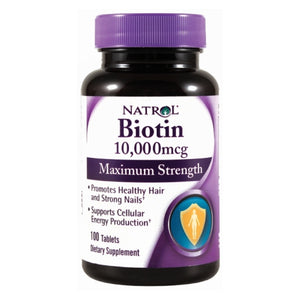 Natrol, Biotin, 10,000 Mcg, 100 Tabs