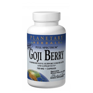Planetary Herbals, Goji Berry Full Spectrum, 180 caps