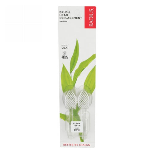 Radius, Replacement Head Medium, 2 Packs