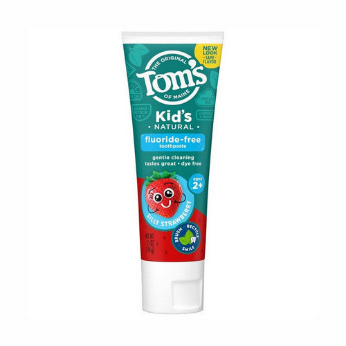 Tom's Of Maine, Kid's Natural Toothpaste Fluoride-Free Ages 2 Plus Silly Strawberry, 5.1 Oz