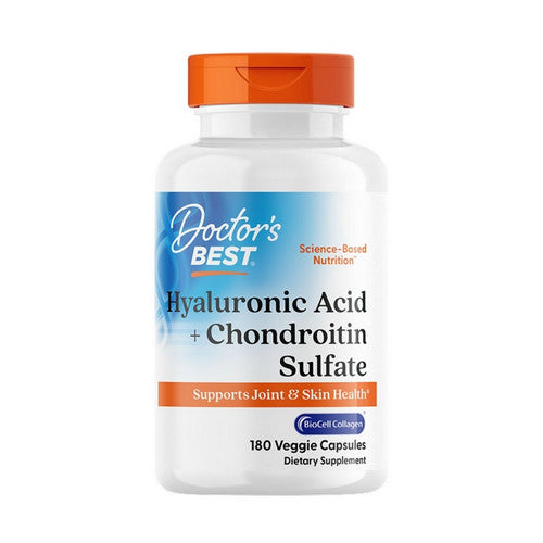 Doctors Best, Hyaluronic Acid + Chondroitin Sulfate, 180 Veggie Caps