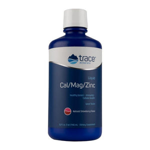 Trace Minerals, Liquid Cal/Mag/Zinc, 32 Oz