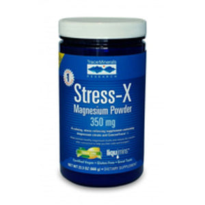 Trace Minerals, Stress-X Magnesium, Powder 23.3 Oz