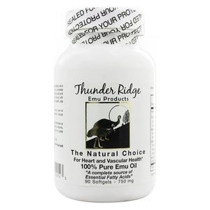 Thunder Ridge Emu, Emu Oil Gel Caps, 90 ct