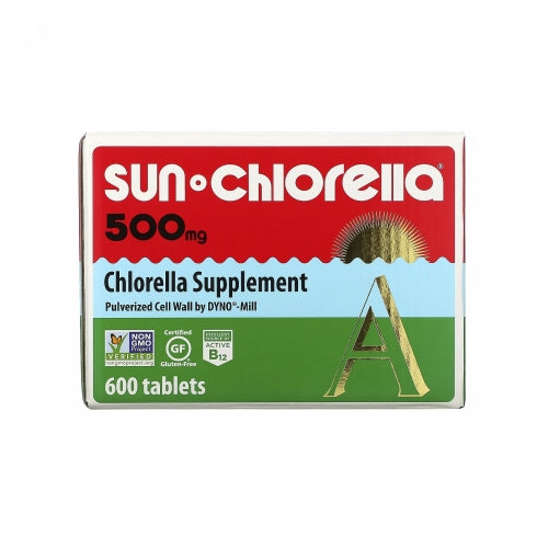 Sun Chlorella, Chlorella A Tablets, 500 MG, 600 tab