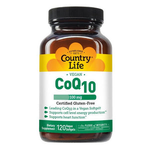 Country Life, CoQ10, 100mg, 120 softgels