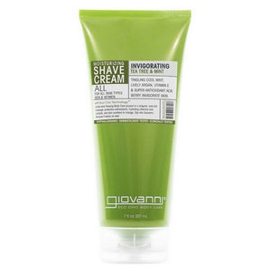 Giovanni Cosmetics, Shaving Cream, Tea Tree & Mint 7 oz