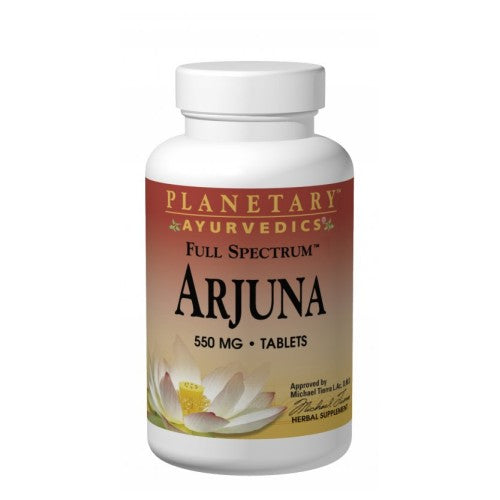 Planetary Ayurvedics, Arjuna Full Spectrum, 550 mg, 60 tabs