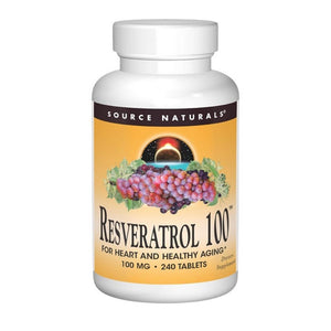 Source Naturals, Resveratrol, 100 mg, 240 tabs