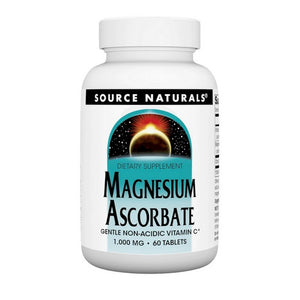 Source Naturals, Magnesium Ascorbate, 1000 MG, 60 tabs