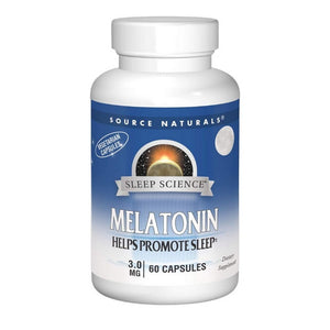 Source Naturals, Timed Release Melatonin, 3 Mg, 60 caps