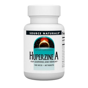 Source Naturals, Huperzine A, 100 MCG, 60 tabs