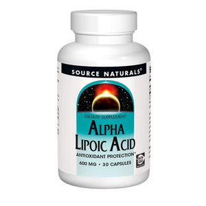Source Naturals, Alpha Lipoic Acid, 600 MG, 30 caps