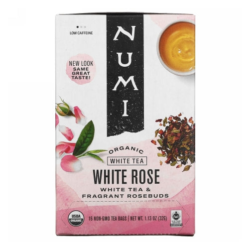 Numi Tea, Organic White Tea White Rose, 16 Bags