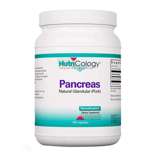 Nutricology/ Allergy Research Group, Pancreas Pork, 720 Capsules