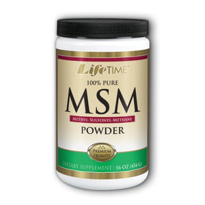 Life Time Nutritional Specialties, 100% Pure MSM, 2500 mg, Unflavoured powder 16 oz