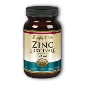 Life Time Nutritional Specialties, Zinc Picolinate, 30 Mg, 100 Caps
