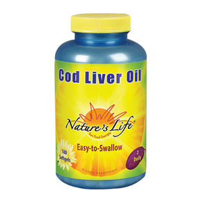Nature's Life, Cod Liver Oil, 1000 mg, 180 Softgels