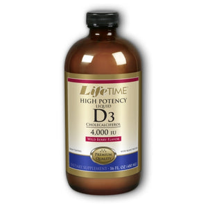 Life Time Nutritional Specialties, Liquid D3, 4000 IU, High Potency Wild Berry 16 oz