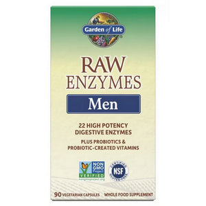 Garden of Life, RAW Enzymes Men, 90 caps