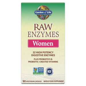 Garden of Life, RAW Enzymes Women, 90 caps