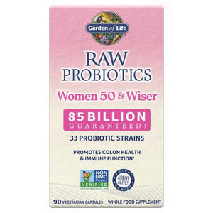 Garden of Life, RAW Probiotics Women, 50 & Wiser 90 caps