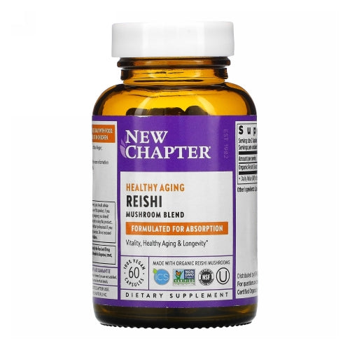 New Chapter, Healthy Aging Reishi Mushroom Blend, 60 Veg Caps