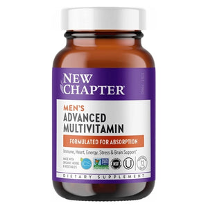 New Chapter, Men's Advanced Multivitamin, 72 tabs