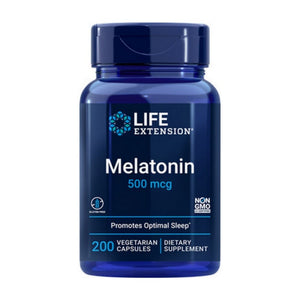 Life Extension, Melatonin, 500 Mcg, 200 Veg Capsules