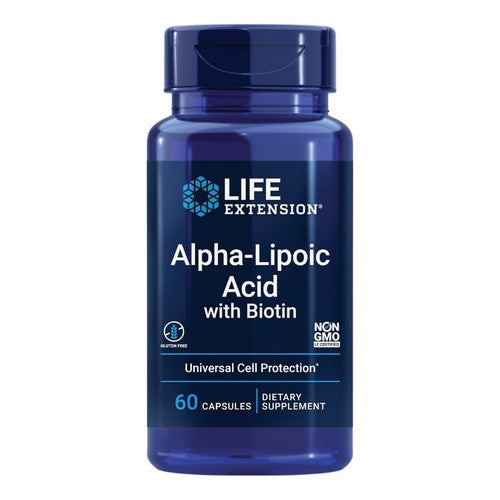 Life Extension, Super Alpha-Lipoic Acid, 250 mg, with Biotin 60 caps