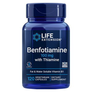 Life Extension, Benfotiamine with Thiamine, 100 Mg, 120 Veg Caps