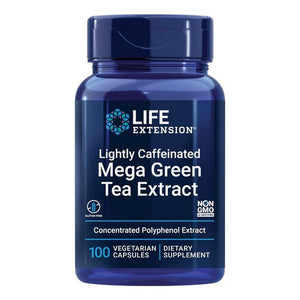 Life Extension, Mega Green Tea Extract (Lightly Caffeinated), 100 vcaps